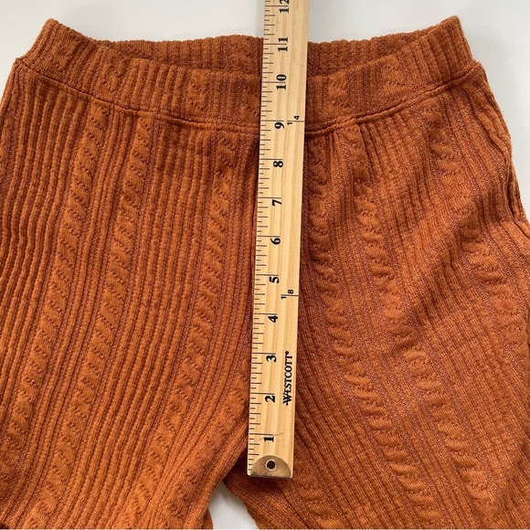 DAMSON MADDER Women's Warm Brown Orange Edie Soft Flare Pant Size 8 - Picture 10 of 11